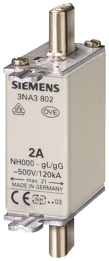 Product image for FUSE LINK,LV HRC,63A,500VAC,250VDC