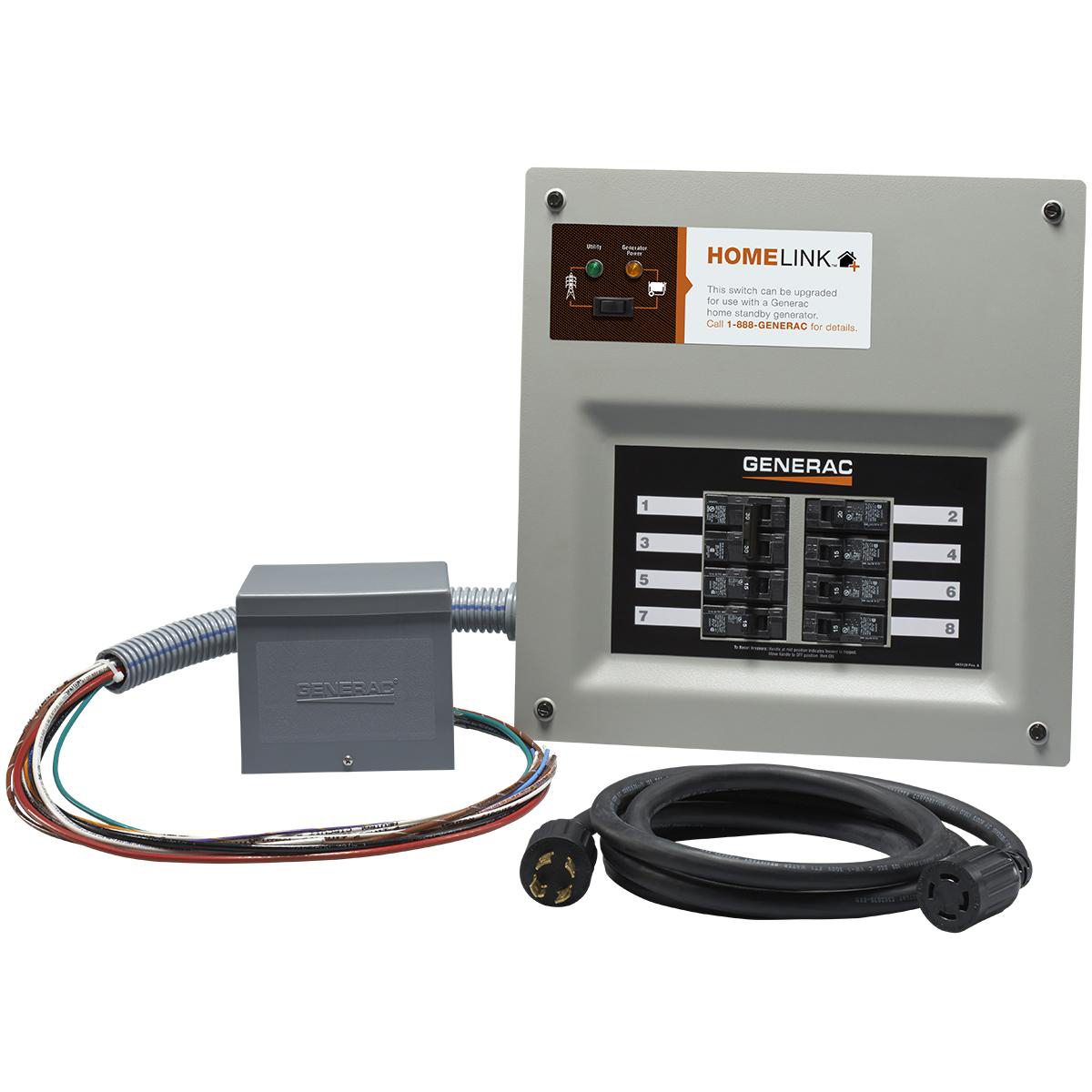Product image for 30 AMP INDOOR TRANSFER SWITCH KIT