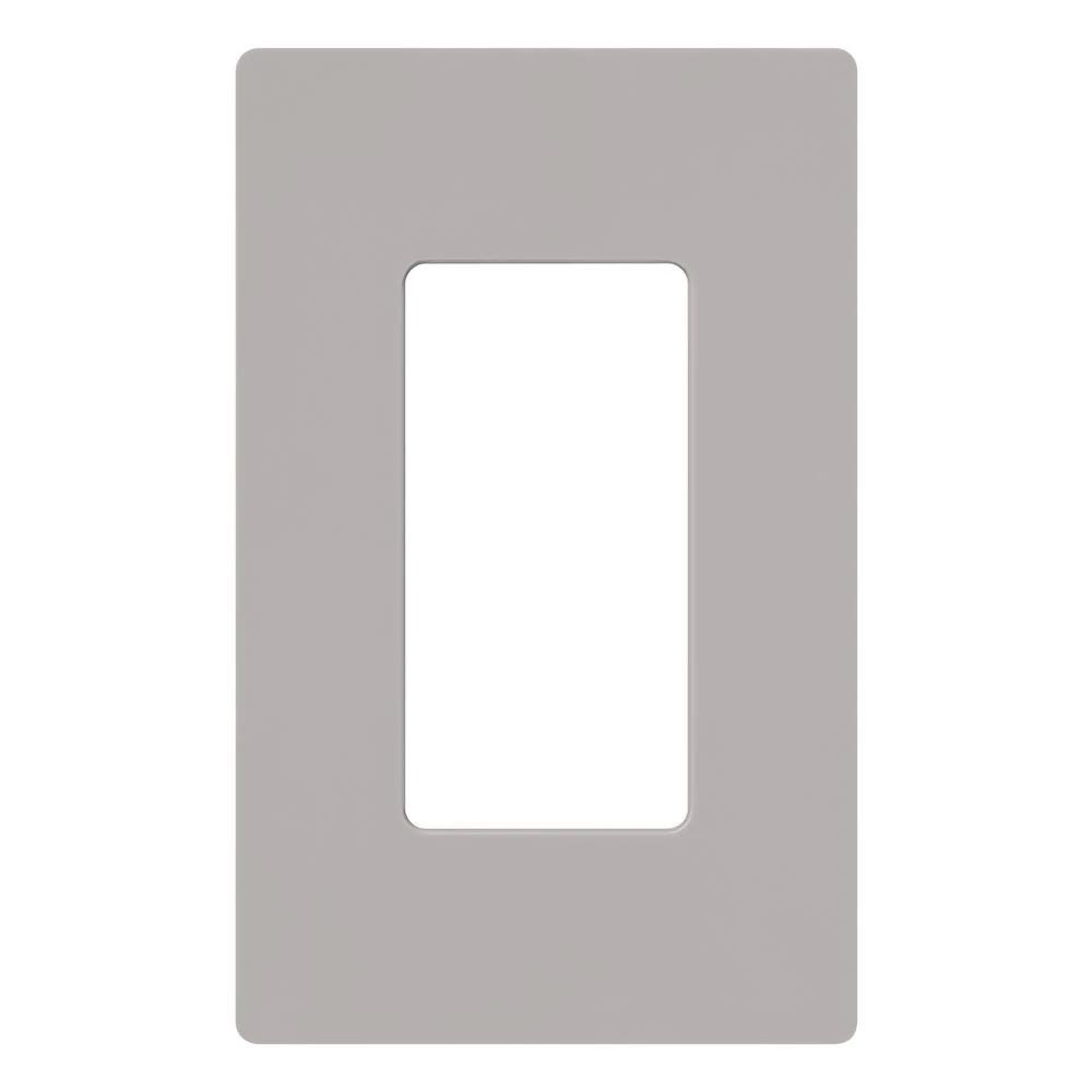 Product image for Wallplate 1-gang gray