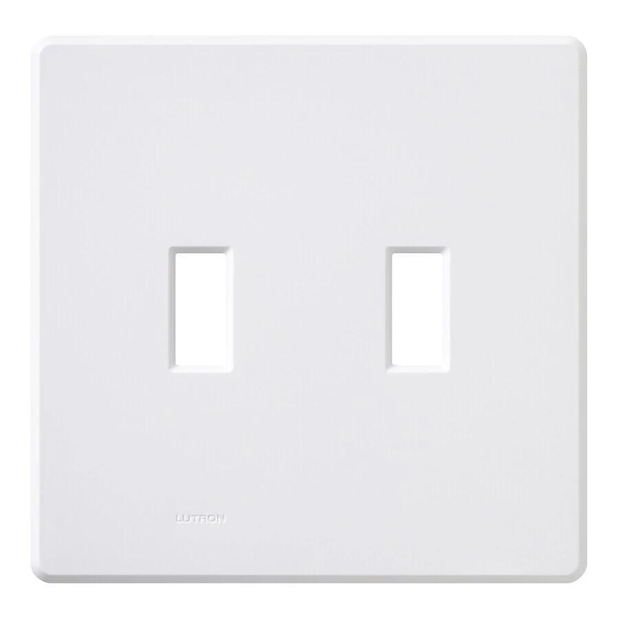 Product image for Wallplate 2-gang white