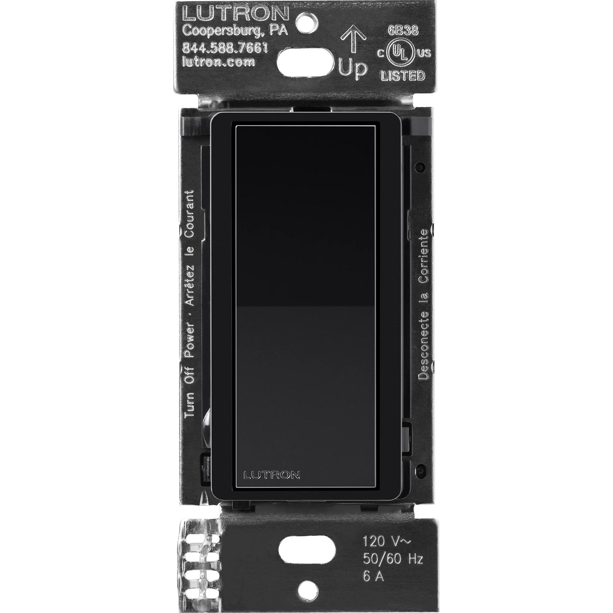Product image for LUTRON CLARO SMART ACC SWITCH BLACK