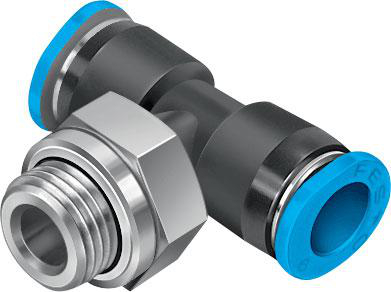 Product image for QSMT-G1/8-6 push-in T-fitting