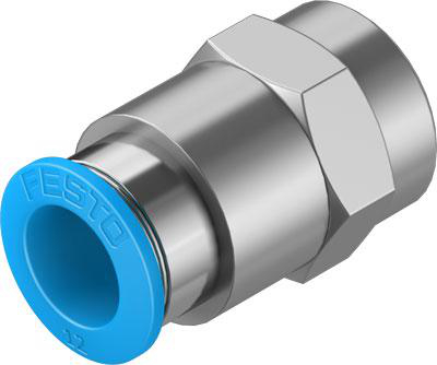 Product image for QSF-3/8-12-B push-in fitting