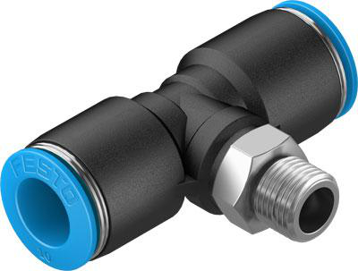 Product image for QST-1/8-10 push-in T-fitting