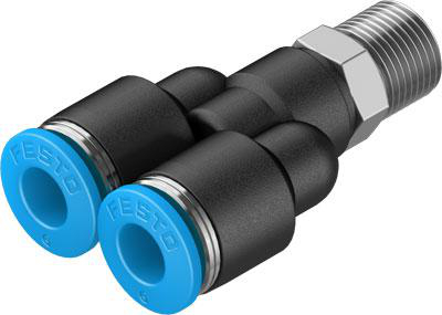 Product image for QSY-1/8-6 push-in Y-fitting