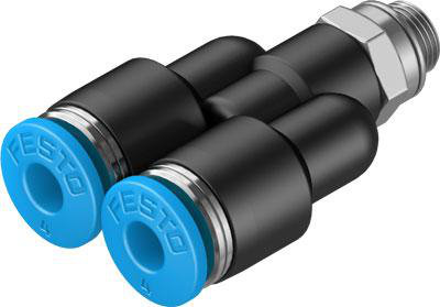 Product image for QSY-M5-4 push-in Y-fitting