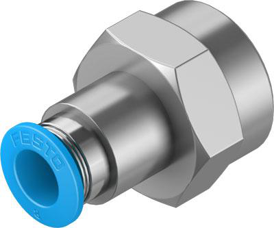 Product image for QSF-3/8-8-B push-in fitting