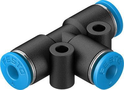 Product image for QST-4-100 push-in T-connector