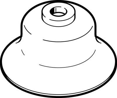 Product image for ESV-40-EF vacuum suction cup