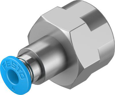 Product image for QSF-1/4-4-B push-in fitting