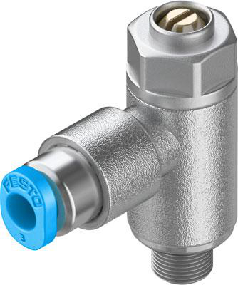 Product image for GRLA-M5-QS-3-D one-way flow control valve