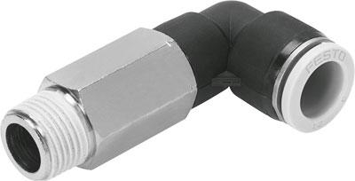 Product image for QBLL-1/4-1/4-U push-in L-fitting, long
