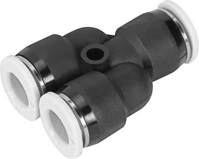 Product image for QBMY-1/8T-U push-in Y-connector