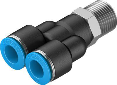 Product image for QSY-3/8-10 push-in Y-fitting
