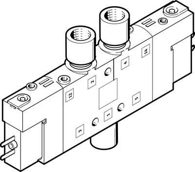 Product image for CPE10-M1BH-5/3G-M5-B solenoid valve