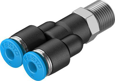 Product image for QSY-1/8-4 push-in Y-fitting