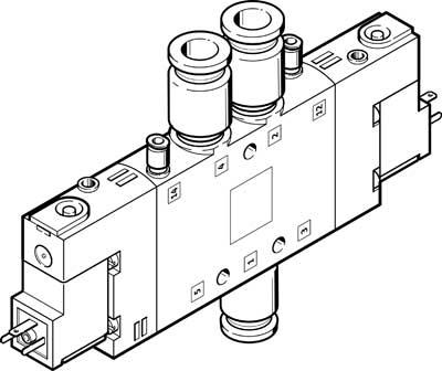 Product image for CPE18-M3H-5JS-QS-10 solenoid valve