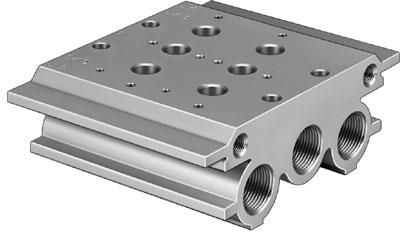 Product image for PRS-1/4-2-B manifold block