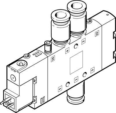 Product image for CPE18-M2H-5L-QS-8 solenoid valve