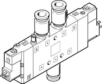 Product image for CPE24-M1H-5JS-QS-10 solenoid valve