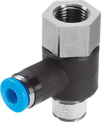 Product image for QSTF-1/4-6-B push-in T-fitting
