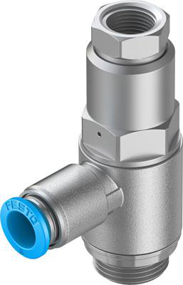 Product image for HGL-3/8-QS-8 Piloted check valve
