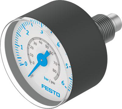 Product image for MAP-40-6-1/8-EN precision pressure gauge