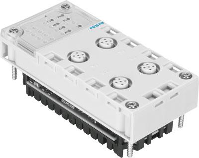 Product image for CPX-CTEL-4-M12-5POL electrical interface