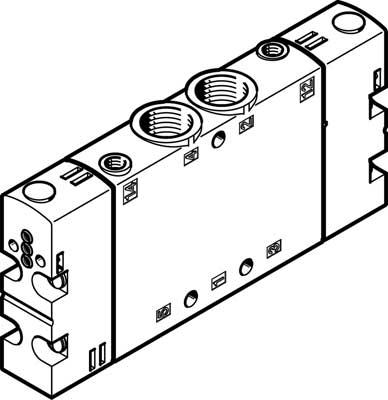 Product image for CPE18-P1-5J-1/4 basic valve
