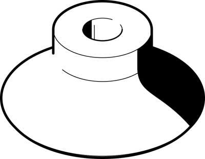 Product image for ESV-40-GT vacuum suction cup