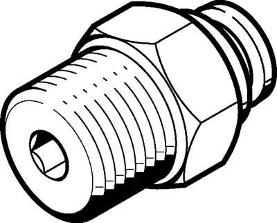 Product image for QB-10-32-UNF-3/16-U push-in fitting