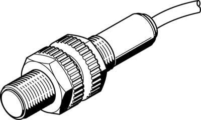 Product image for SIED-M12B-ZS-K-L-PA proximity sensor