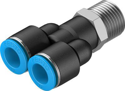 Product image for QSY-1/2-12 push-in Y-fitting