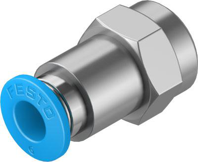 Product image for QSF-1/8-6-B push-in fitting