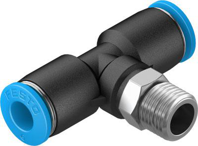 Product image for QST-1/8-6 push-in T-fitting