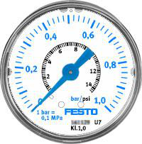 Product image for MAP-40-1-1/8-EN precision pressure gauge