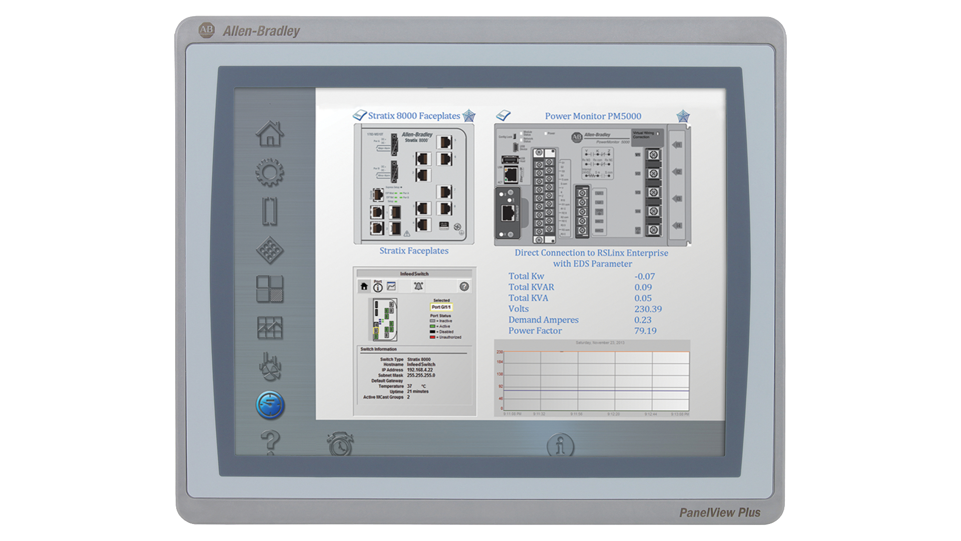 Product image for Panelview 7 standard terminal VGA-TFT 4:3-aspect 5.7" display