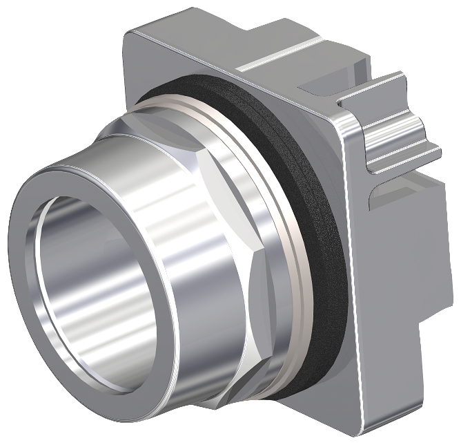 Product image for Pushbutton 2-position chrome