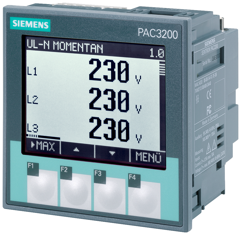 Product image for Device measuring PAC3200 95-240VAC 110-340VDC
