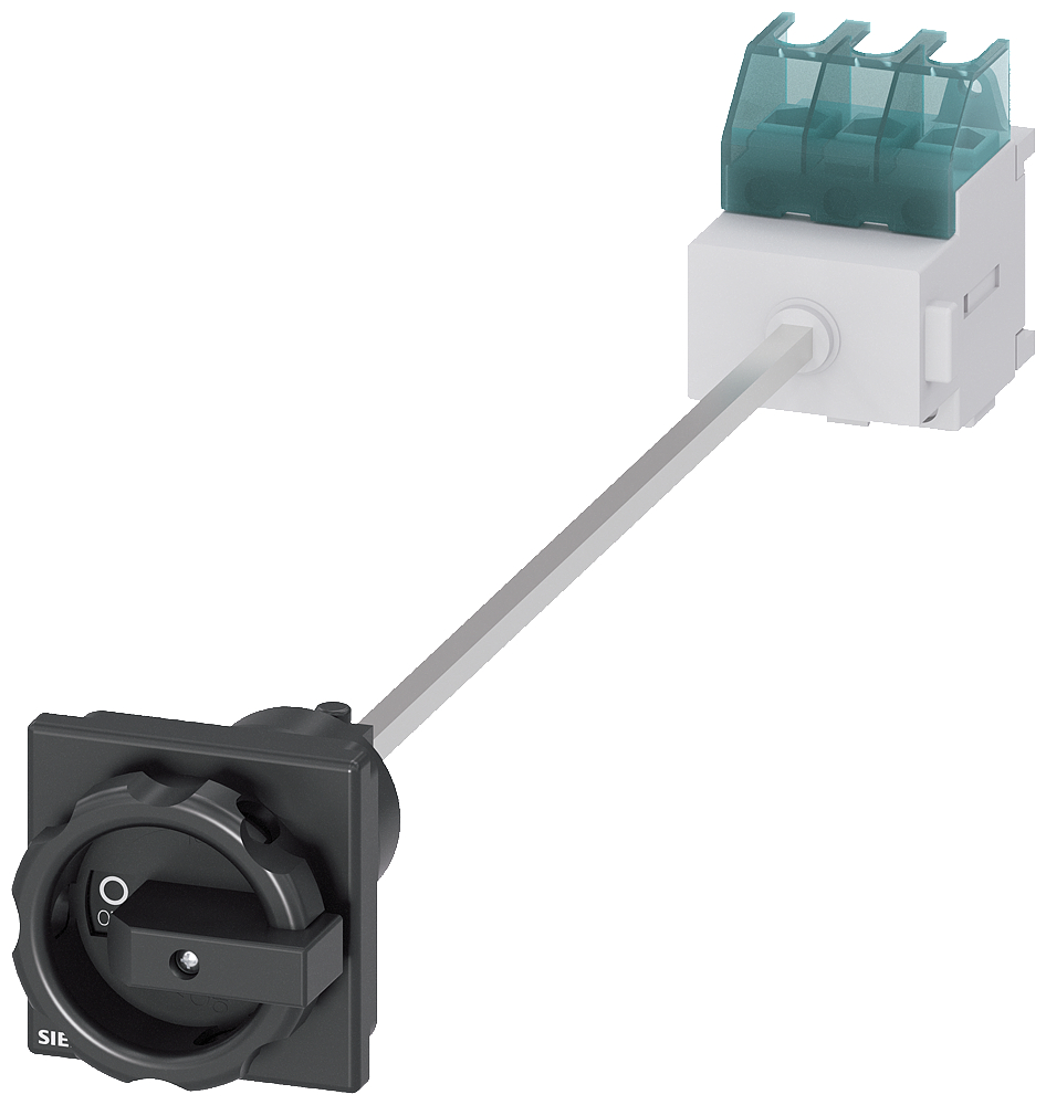 Product image for DISC SW 32A DOOR ROT HDL 4HOLE BLK 3P
