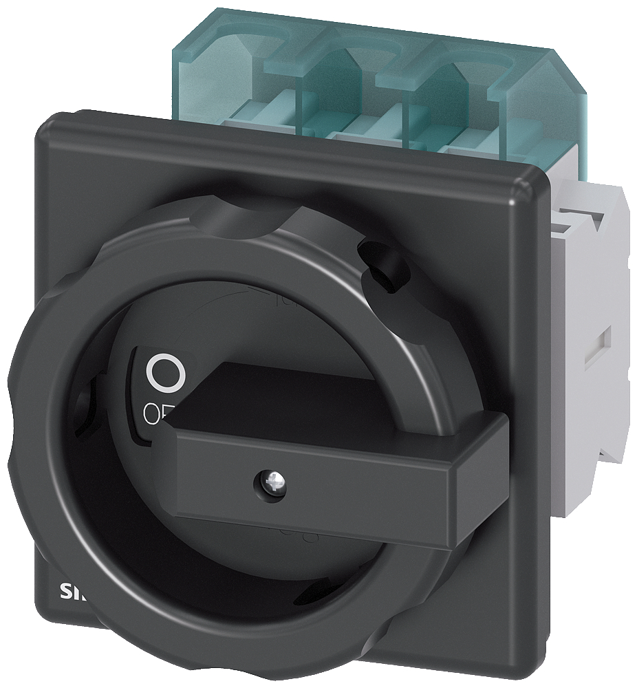 Product image for DISC SW 63A ROT HDL 4HOLE BLK 3P AUX