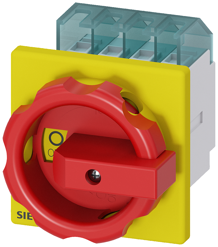 Product image for Switch EMERGENCY-STOP 16A 690V 7.5kW red/yellow 66x86x66mm