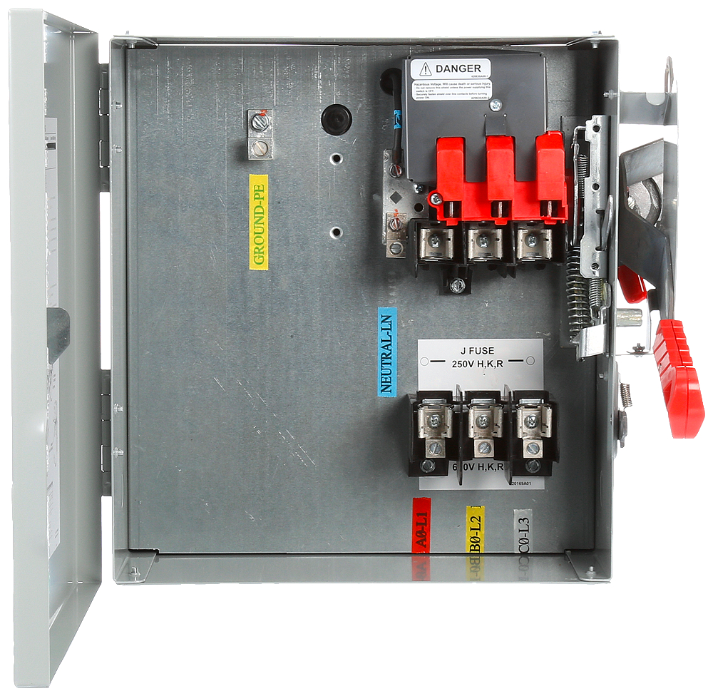 Product image for FUS BP HOR 3P4W 600V 30A IP40 HSG