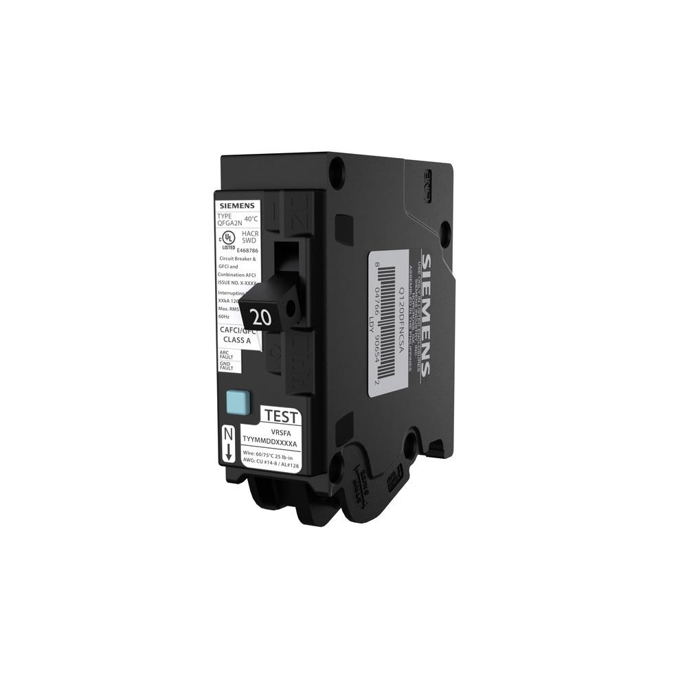 Product image for BRKR AFCI/GFCI 1P 120V 20A 10kA