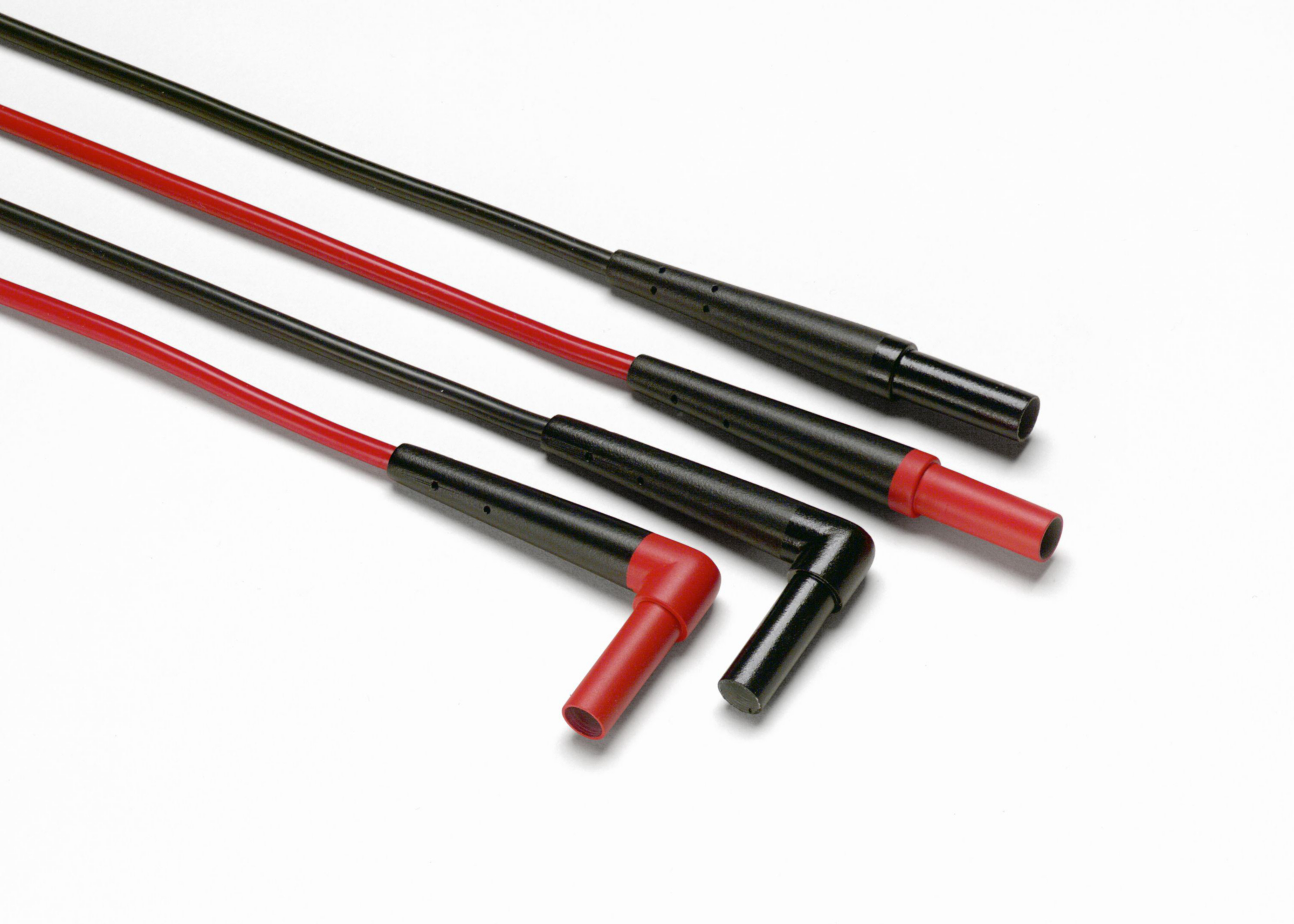Product image for FLUKE TL224 TEST LEADS STRAIGHT SUREGRIP SILICONE ITEM 1610198