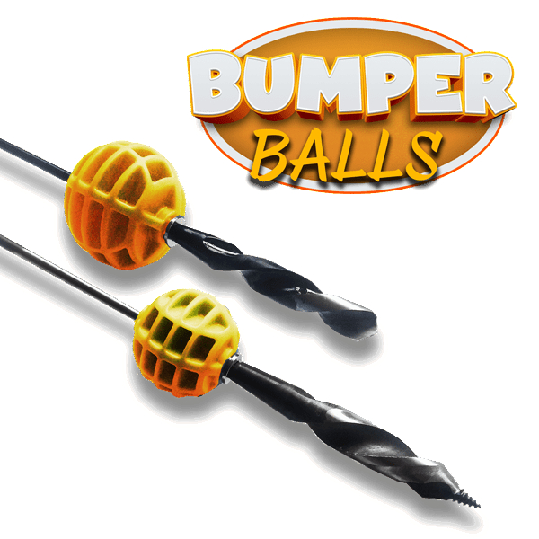 Product image for RACK_A_TIERS BB1520-916 WITH BUMPER BALLS 1-1/2" & 2" & 9/16" X 54" FLEX AUGER BIT