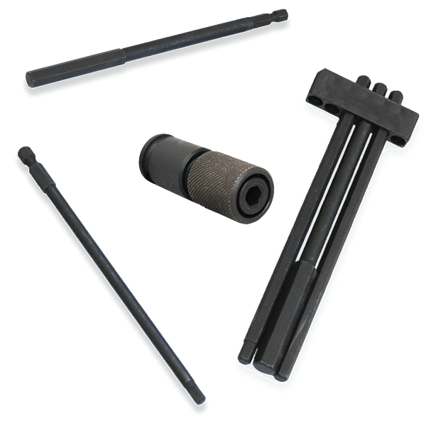 Product image for RACK_A_TIERS 72600 DRIVER SET ALLEN HEAD 1/4" HEX SHANK 6" LENGTH INDUSTRIAL GRADE