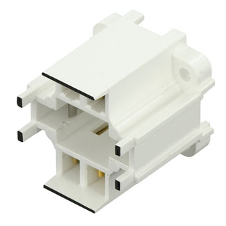 Product image for Holder lamp fluorescent screw-down G24q-1 75W 600V white