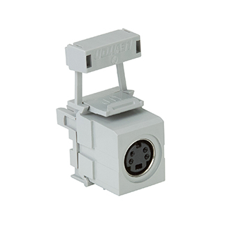 Product image for Connector S-Video 110-Termination grey