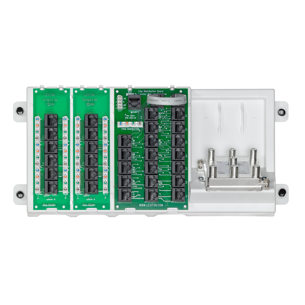Product image for Panel distribution 1-telephone line 2 CAT-5e boards